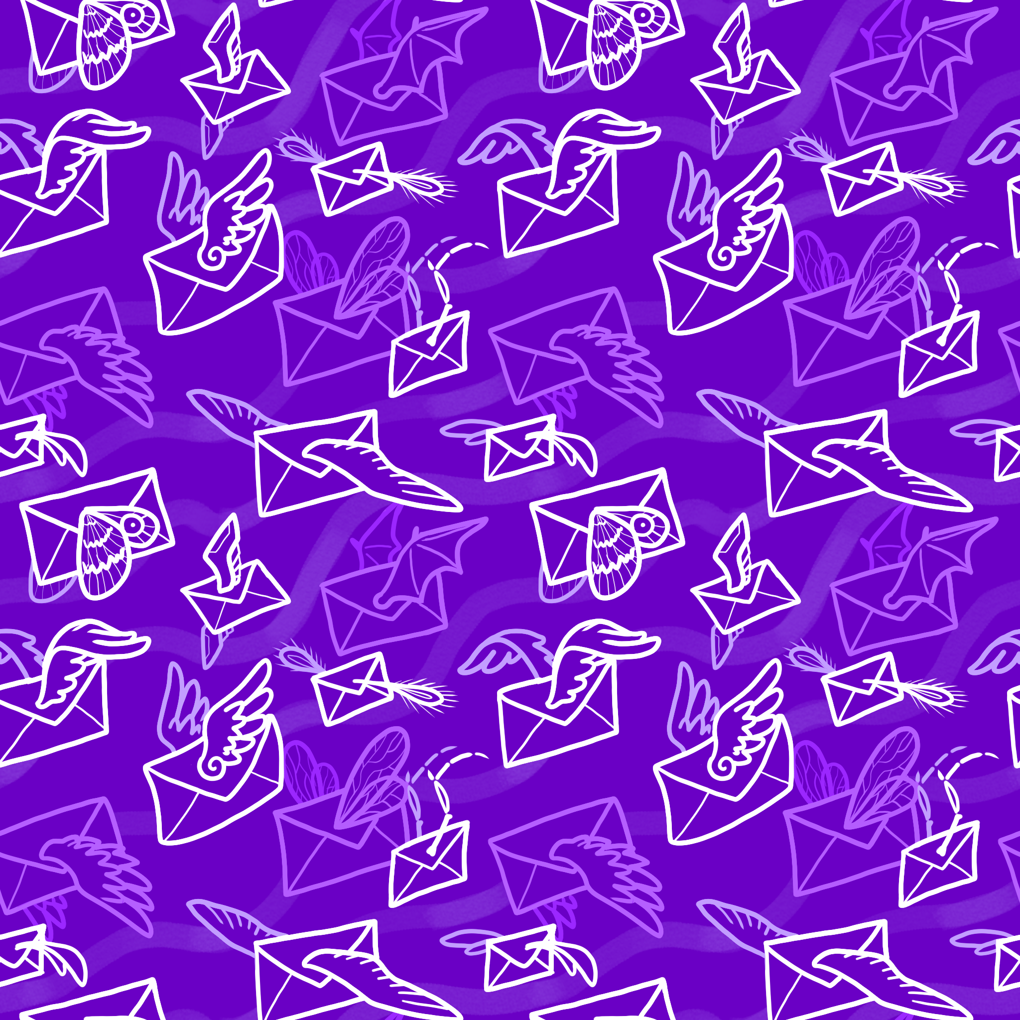 A multitude of flying envelopes