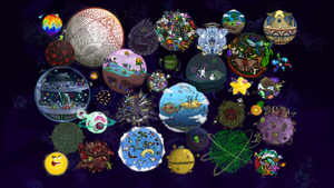 "Spheres of Influence", artwork created in 2024